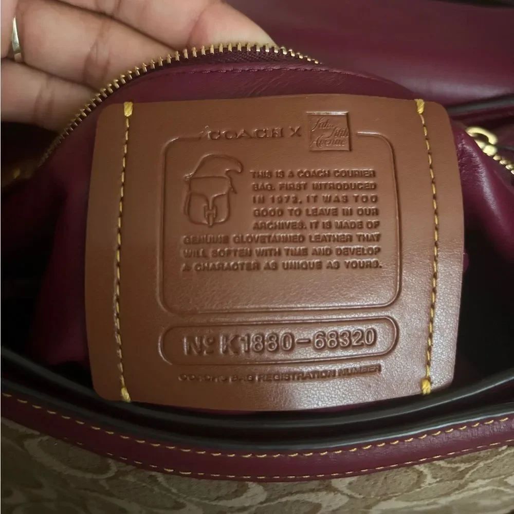 Coach 1941 X Saks Fifth Avenue Courier Bag Limited Edition - Picture 6 of 16